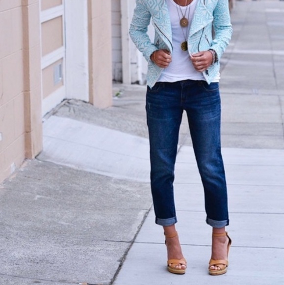 Old Navy Denim - Old Navy Blue Boyfriend Skinny Jeans Size 4 EUC